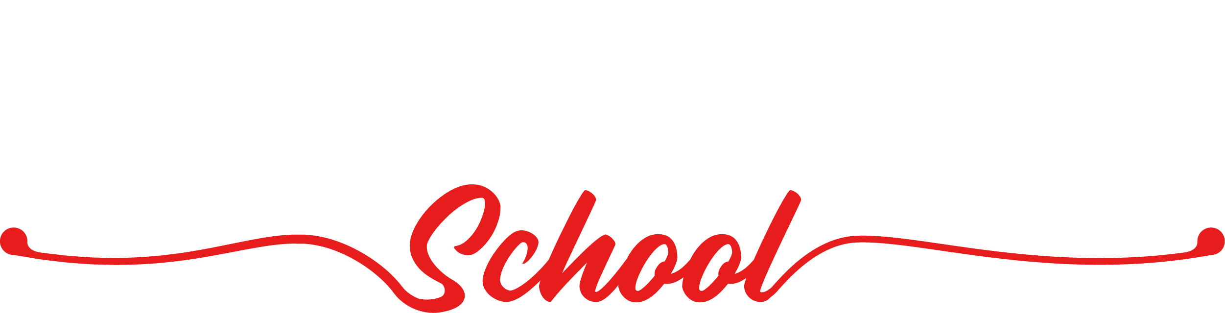 The image features the text "Storytelling School" in a bold, two-tone design with "Storytelling" in white and "School" in red, conveying a creative educational theme.
